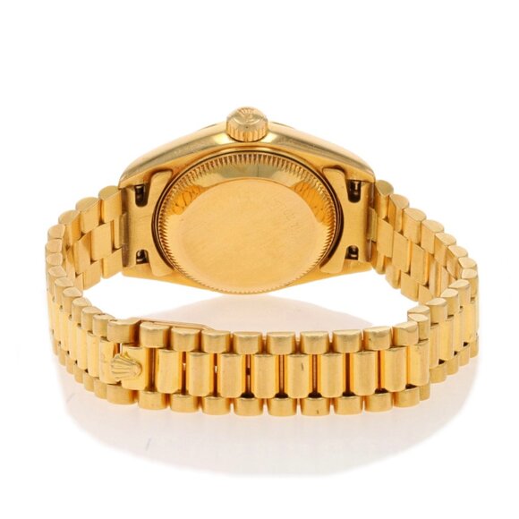 Rolex Ladies President Wristwatch 69178 Yellow Gold 18k Automatic 1 Yr Warranty - Picture 4 of 6